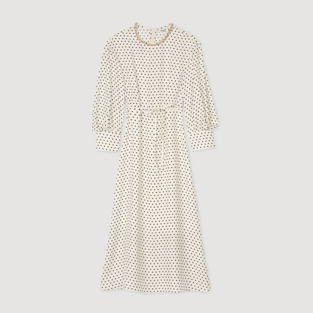 Philosophie Dot Print Midi Dress